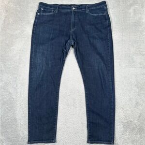 Lucky Brand 410 Athletic Slim Mens Jeans 42x32 Dark Wash Blue Denim Pants